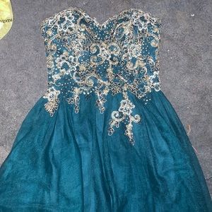 Blue/Green prom dress